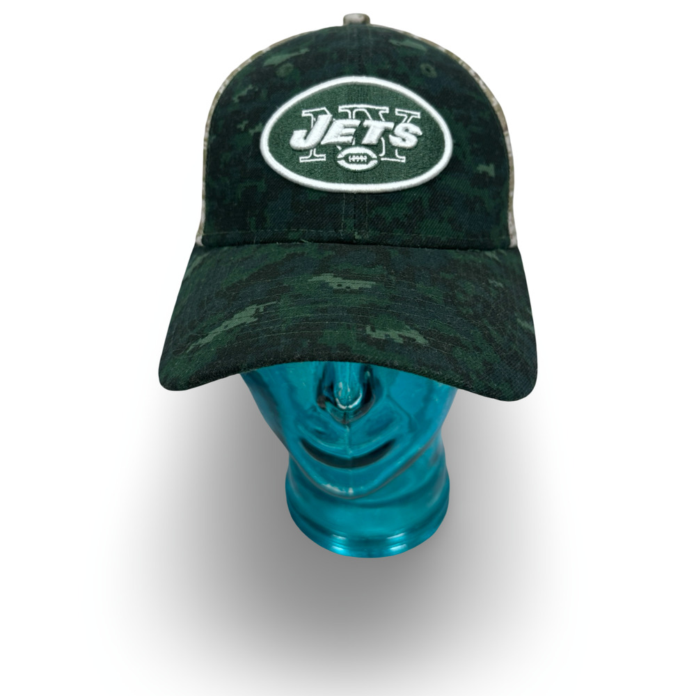New Era‎ 39THIRTY NY Jets Salute To Service Flexfit Fitted Hat S/XS Green Camo